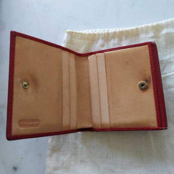 Coach Embossed Leather Wallet - Picture 3 of 10